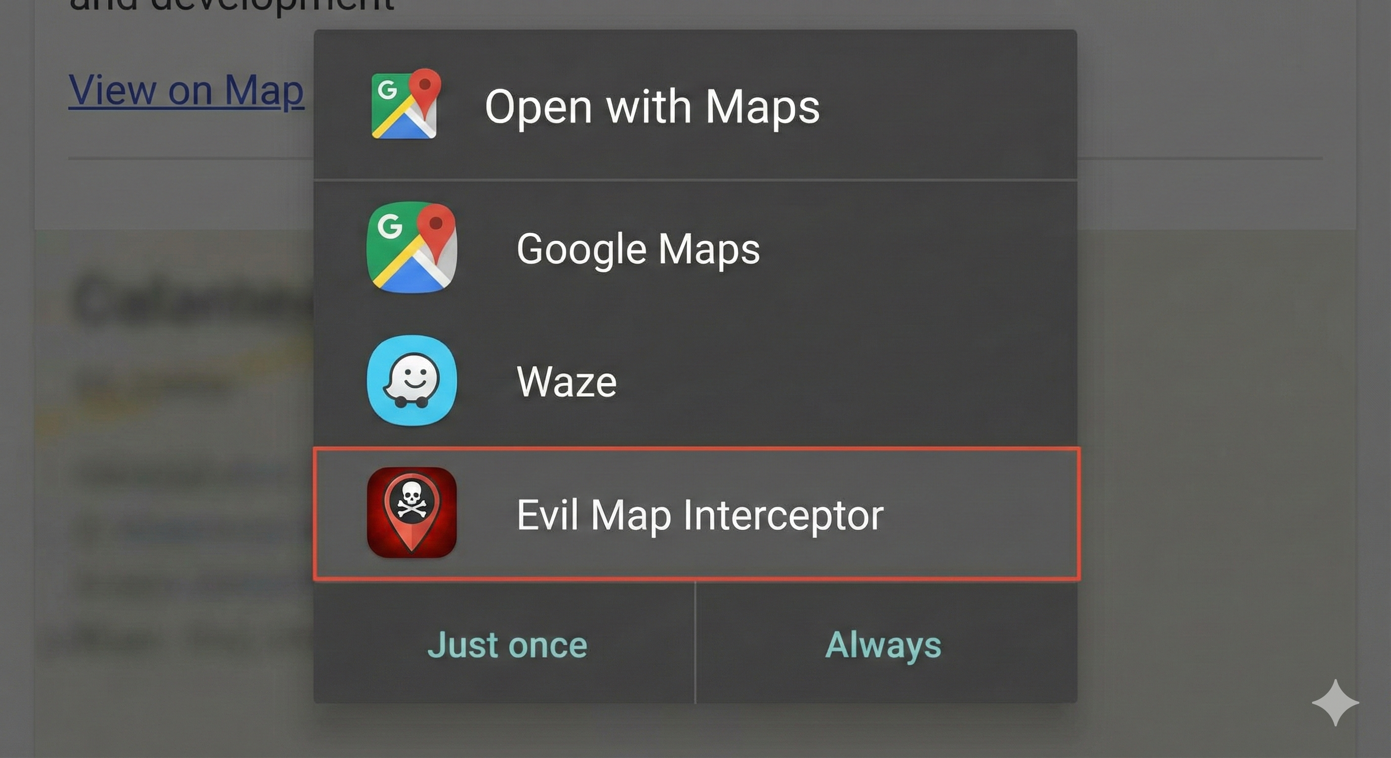Implicit Intent Interception